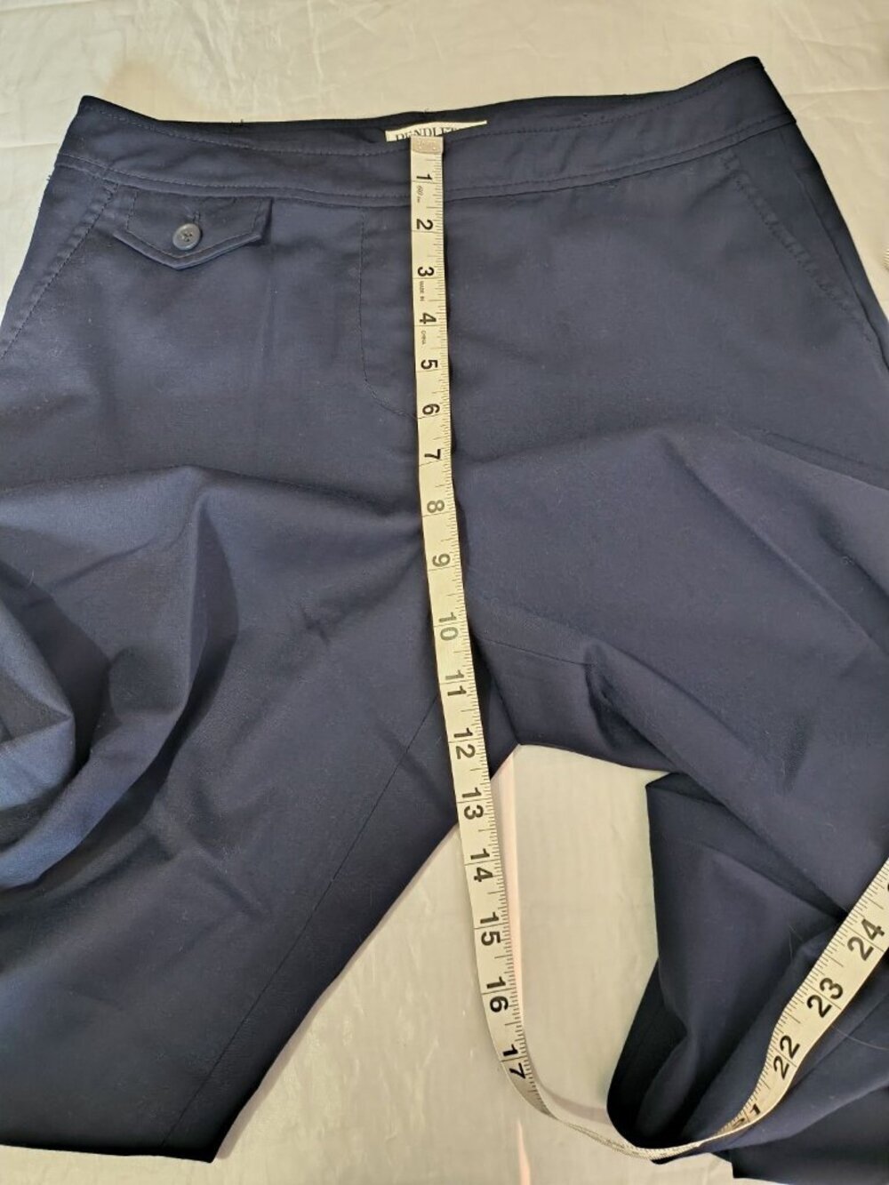 Pendleton Women's Size 6 Navy Blue Wool Blend Straight Leg Dress Pants - Picture 11 of 15